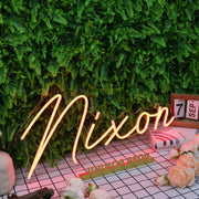 Nixon Orange Neon Sign