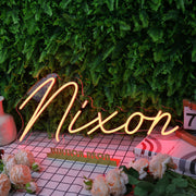 Nixon Orange Neon Sign