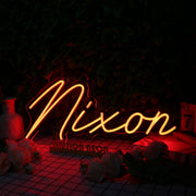 Nixon Orange Neon Sign