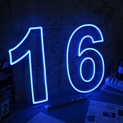 NO 16 Neon Sign