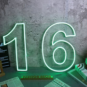 NO 16 Neon Sign