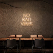 No Bad Vibes Neon Sign