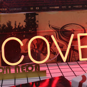 No Cover Red Neon Sign