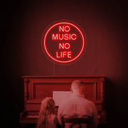 No Music No Life Neon Sign