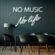 No Music No Life Neon Sign