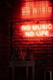 No Music No Life Neon Sign