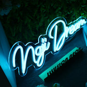 Noji Dream Blue Neon Sign