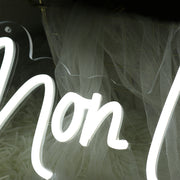 Non Lo So White Neon Sign