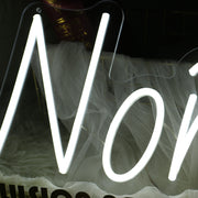 Nons White Neon Sign