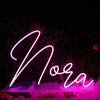 Noqa Purple Neon Sign