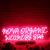 Nova Organic Wellness Spa Red Neon Sign