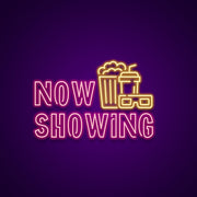 Now Showing Neon Sign