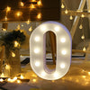 Steel Marquee Letter Number 0 Zero High-End Custom Zinc Metal Marquee Light Marquee Sign