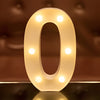 Steel Marquee Letter Number 0 Zero Warm White Decor High-End Custom Zinc Metal Marquee Light Marquee Sign