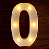 Steel Marquee Letter Number 0 Zero Warm White High-End Custom Zinc Metal Marquee Light Marquee Sign