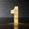 Steel Marquee Letter Number 1 Room Decor High-End Custom Zinc Metal Marquee Light Marquee Sign