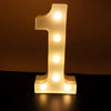 Steel Marquee Letter Number 1 One White Party Decor High-End Custom Zinc Metal Marquee Light Marquee Sign