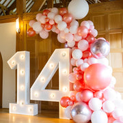 Steel Marquee Letter Number 14 Birthday Party High-End Custom Zinc Metal Marquee Light Marquee Sign