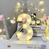 Steel Marquee Letter Number 3 Three White Room Decor High-End Custom Zinc Metal Marquee Light Marquee Sign