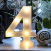 Steel Marquee Letter Number 4 Wedding Decor High-End Custom Zinc Metal Marquee Light Marquee Sign