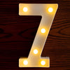 Steel Marquee Letter Number 7 Seven Living Room Decor High-End Custom Zinc Metal Marquee Light Marquee Sign