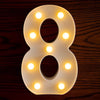 Steel Marquee Letter Number 8 Eight Living Room Decor High-End Custom Zinc Metal Marquee Light Marquee Sign