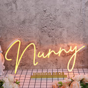 Nurry Orange Neon Sign