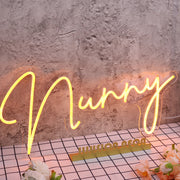 Nurry Orange Neon Sign