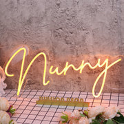 Nurry Orange Neon Sign