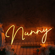 Nurry Orange Neon Sign