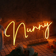 Nurry Orange Neon Sign