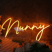 Nurry Orange Neon Sign