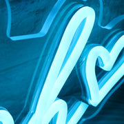 Nylah Blue Neon Sign