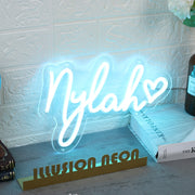 Nylah Blue Neon Sign