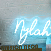 Nylah Blue Neon Sign