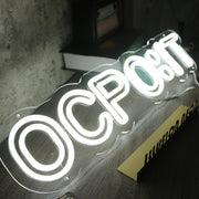 OCPOIT White Neon Sign