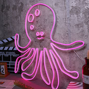 Octopus Neon Sign