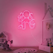 Octopus Neon Sign