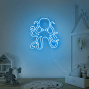 Octopus Neon Sign