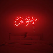 Oh Baby Neon Sign