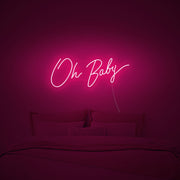 Oh Baby Neon Sign