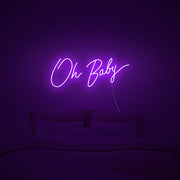 Oh Baby Neon Sign