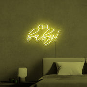 Oh Baby Neon Sign