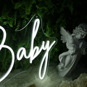 Oh Baby White Neon LED Sign