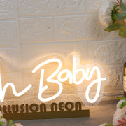 Oh Baby Yellow Custom Neon Sign