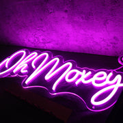 Oh Moxey Pink Neon Sign