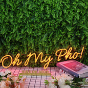 Oh My Pho Red Neon Sign