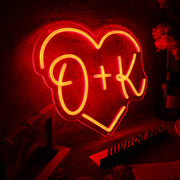 OK Heart Neon Sign