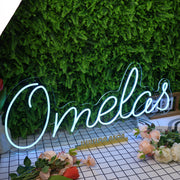 Omelas Blue Neon Sign