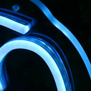 Omelas Blue Neon Sign